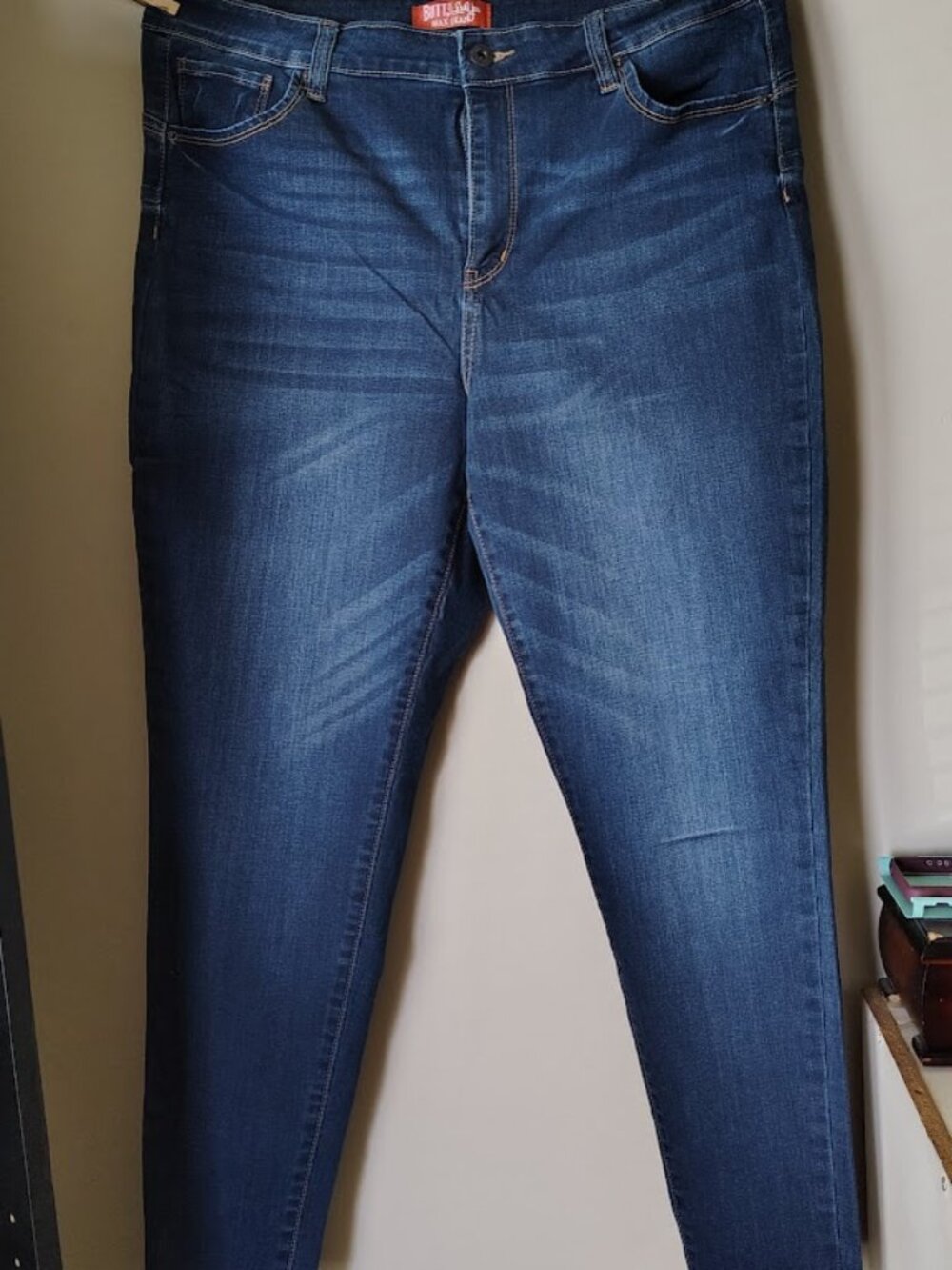 Women's 'Butt, I Love You by Wax Jean' Hi-Rise Skinny Jean Size 18